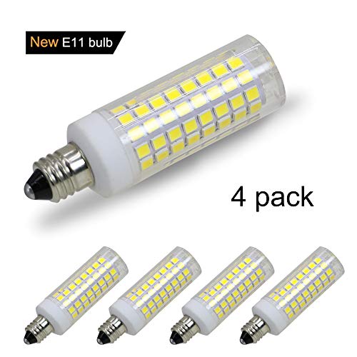 [4Pack] E11 led Bulb, 75W or 100W Equivalent Halogen Replacement