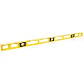 MAYES 10102 4ft Level, 48 Inch Level Made in the USA Won&rsquo;t Scratch Surface | High Impact Polystyrene Frame, 3 High Visibility Vials Accurate to 0.001 Inch, Ruled Edge for Accurate Measuring