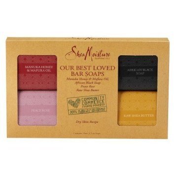 SheaMoisture Manuka Honey & Mafura Oil Our Best Loved Soap Set In Box by Shea Moisture