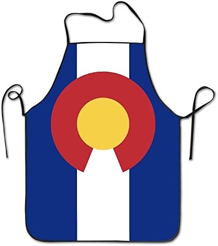 starorlando art Colorado Durable Adjustable Washable Kitchen Overlock Apron Mother Gift Cooking Baking Restaurant Unisex