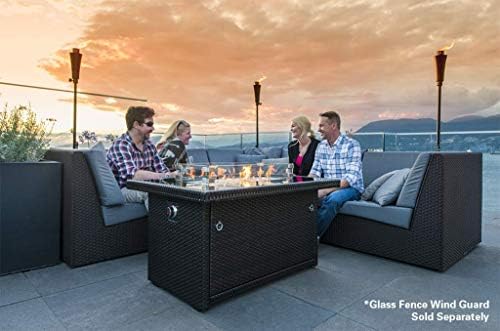 Outland Living Series 403 Espresso Brown Fire Table Espresso Brown 50 000 Btu Amazon Ae