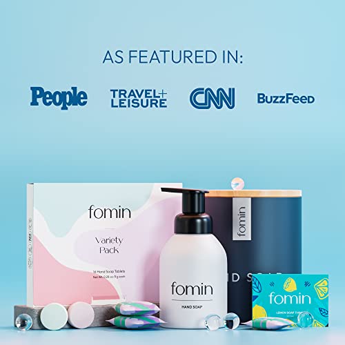 Fomin Antibacterial Paper Soap Sheets for Hand Washing (200 Sheets