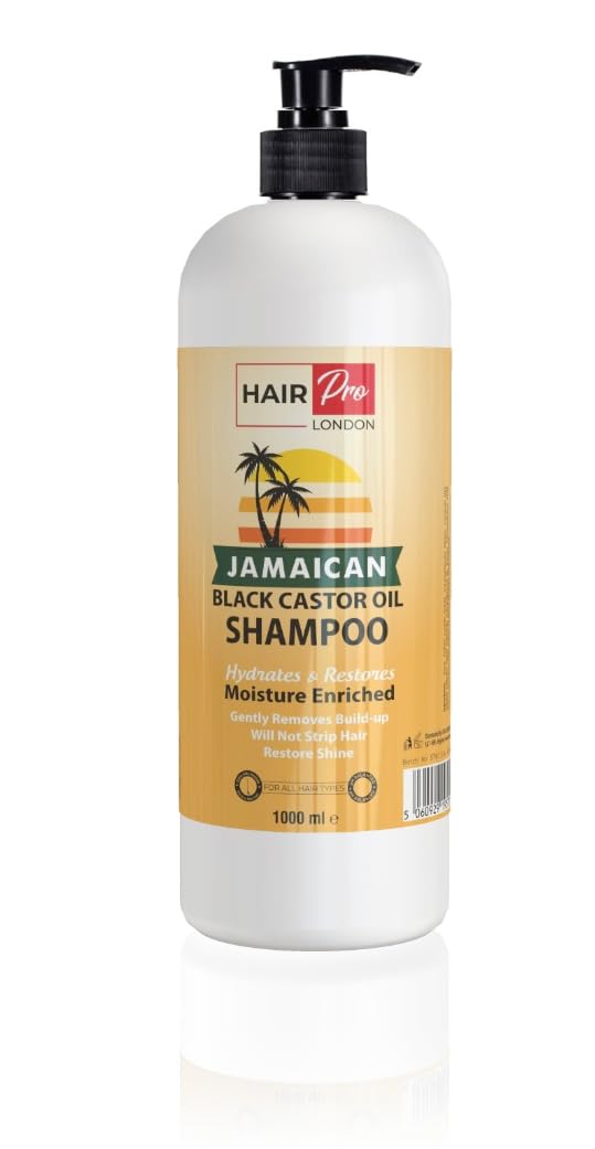 HAIRPRO LONDON JAMAICAN BLACK CASTOR OIL SHAMPOO 1000ML