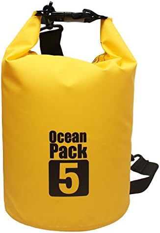 Dry Bags Waterproof Backpack 5L 100% Waterproof Dry Sack for Camping Hiking Duffel Bag