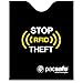 Pacsafe unisex adult Rfidsleeve 50 Rfid Blocking Protector Travel Accessory Passport Cover, Black, One Size US