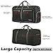Gonex 60L Packable Travel Duffle Bag Foldable Duffel Bags for Luggage Gym Sports Camping Travelling Cycling Storage Shopping Water & Tear Resistant Gray