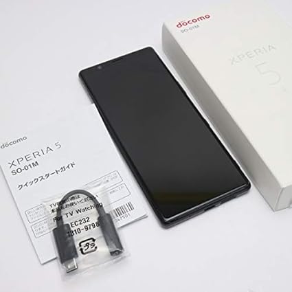 Amazon Simフリー Xperia5 So 01m Docomo ブラック Xperia スマートフォン本体