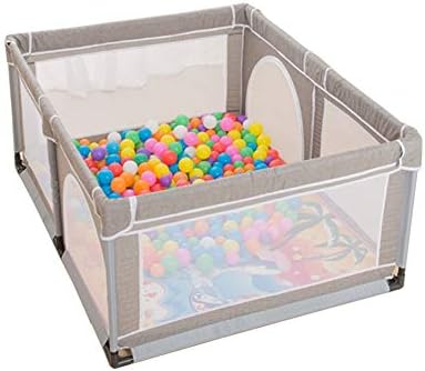 Playpens Baby, Toddler Safety Playard with Carry Case and Breathable Mesh, Indoor and Outdoor Play, 120×150×70cm