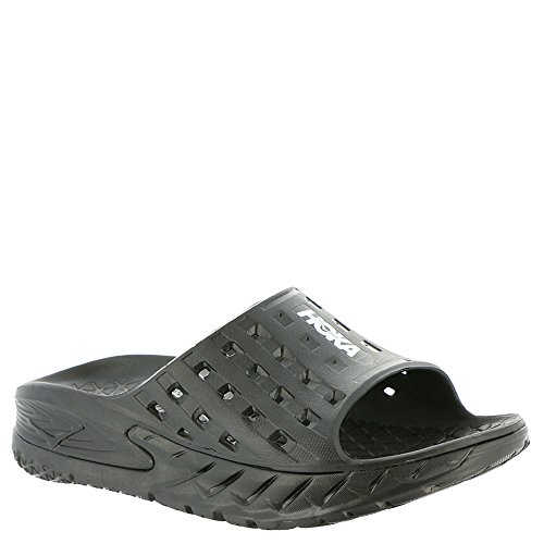 Hoka One One Mens Ora Recovery Black/Anthracite Slide - 12