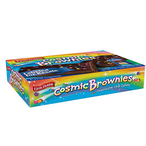 LITTLE DEBBIE COSMIC BROWNIE SINGLE-SERVE CADDIE, CHOCOLATE, 4 OUNCE (PACK OF 6)