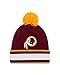 New Era NFL Washington Redskins Team Relation Knit Beanie, One Size, Red