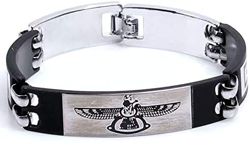 Amazon 限定特価 ラッキー 鷹 メンズ バングル 純チタンチ ブレスレット 時計型 軽量 人気 パワーストーン 開運 御守 男性 純チタン 時計型 ブレスレット おしゃれ ファッション ブレス 重ね付け 彼氏 夫婦 プレセント ブレスレット 通販