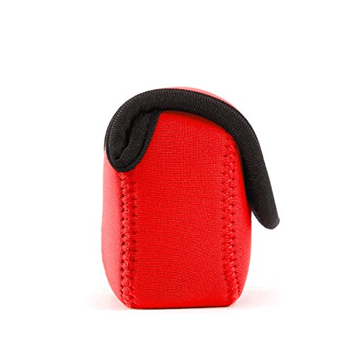 MegaGear Neopren-Kameratasche Für Canon Powershot SX730/720/710 HS, G16/G15 – Mit Karabiner, Wasserabweisend (Pink)