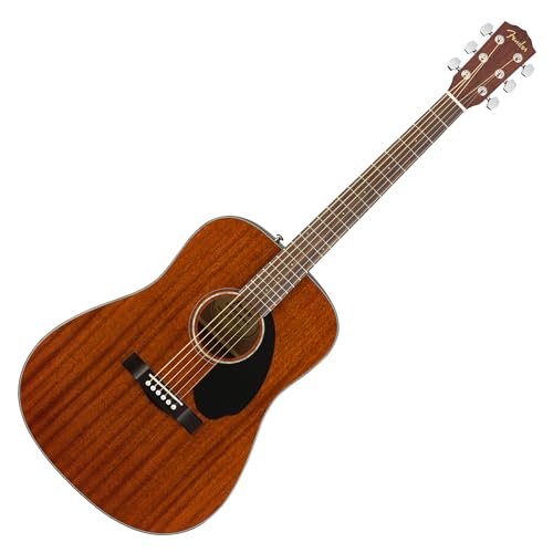 Fender CD-60S Dreadnought Akustikgitarre, massives Mahagoni, Natur