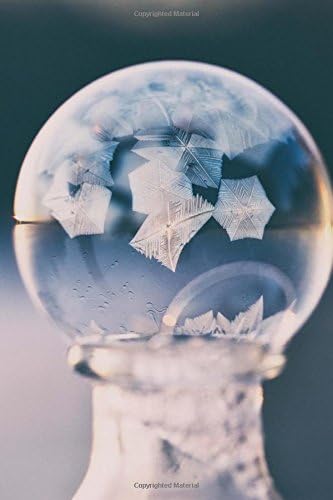 Elegant Snowflake Snow Globe: 150 page lined 6 x 9 notebook/diary/journal Paperback – Import, 3 September 2017
