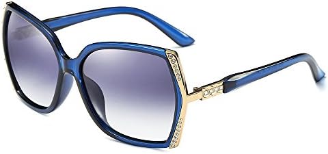 Morpho Diana Women's Fashion Fashion Wayfarer Sunglasses 100% Polarized UV Protection (blue, 70)