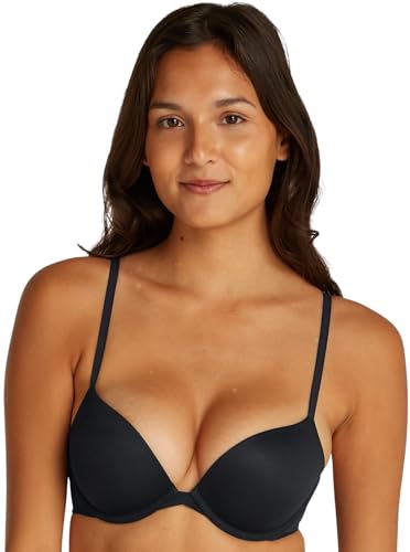 Calvin Klein Soutien-Gorge Pigeonnant Femme Push-Up, Noir (Black), 100C