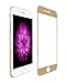 iPhone 7 Plus Screen Protector, FLYEE Tempered Glass [High Definition] 3D Touch Round Edge Curved Full Coverage for iPhone 7 Plus 5.5 Inch Gold