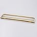 Leyde Gold Finish Solid Brass Double Towel Bars Wall Mounted Towel Rack Towel Hanger