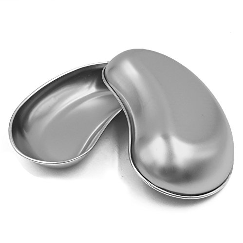 304 Stainless Steel Curved Tray Dental Medical Lab Instrument Body Piercing Serving Plate - Thumbnail 3