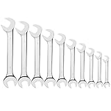 EFFICERE 10-Piece Premium Angle Head Open End