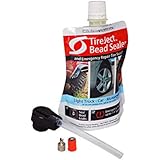 TireJect On-Road Automotive Tire Sealant Single Tire Repair Kit for Bead Leaks and Punctures (Compact Car, Mid-Size Sedan, Motorcycle)