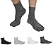 VWELL Toe Socks for Men Women Ankle Cotton Five Fingers Socks Low Cut Athletic Running Socks 4 Pairs Size 8-11