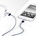 EverDigi 2pcs 6FT Nylon Braided Charging Cable Data & Sync Charging Cord 8-Pin Lightning to USB Cable Charger for iPhone 7/ 7 Plus/6/6s/6 plus/6s plus, iPhone 5/5s/5c,iPad, iPod