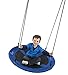 Flying Squirrel Giant Rope Swing - 40” Saucer Tree Swing - Blue
