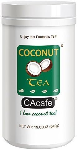 Cacafes Coconut Tea in Jar #28526 (Cane Sugar Added) by CAcafe