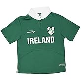 Lansdowne Green Ireland Shamrock Performance Short Sleeve Kids Rugby Shirt (3/4 Years)