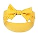 Gacimy Baby Girl Headbands Knotted Hair Bows Nylon Elastic Turban Headwrap Accessories