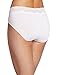 Bali No Lines No Slip Hipster With Lace 3 Pack Panty V406 (Black, White, and Nude)