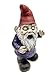 FICITI Zombie The Walking Dead Gnome Garden Statue Sculpture Scary Halloween Decoration - Resin, 10 Inches