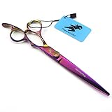 Freelander 7.0 inches Multicolor Carved Handle Hair