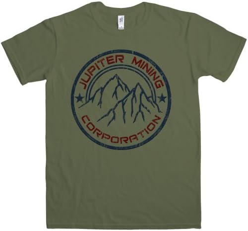 Mens T Shirt - Jupiter Mining Corporation - Military Green - Medium