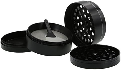 2.16 x 1.77 Inches Herb Grinder Metal Crusher 4 Layers Alloy Smoking Tobacco Grinder