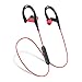 Laud Sports Bluetooth Wireless In-Ear Headphones - Premium HD Sound - Noise Cancelling Stereo Headset + Mic & Controls - Sweatproof Earphones - For Gym Workouts, Running - Galaxy Note 9 (Red/Black)