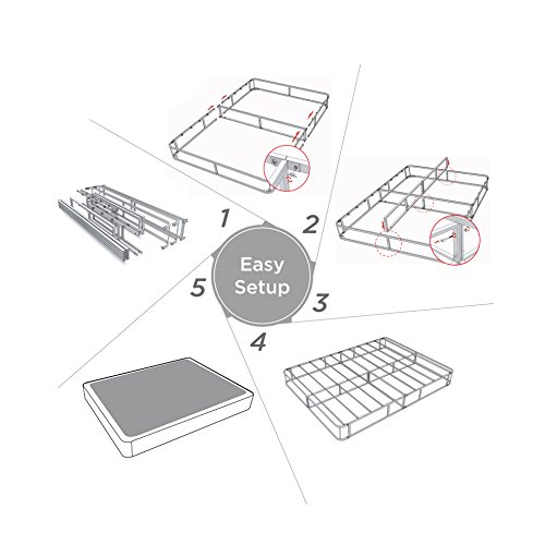 to spring zinus assemble how box Box Easy Profile Smart Inch Queen Spring, High Zinus 9