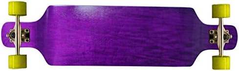 Drop Down Longboard Complete 9.4 x 38 Purple Concave Maple Symmetrical Shape