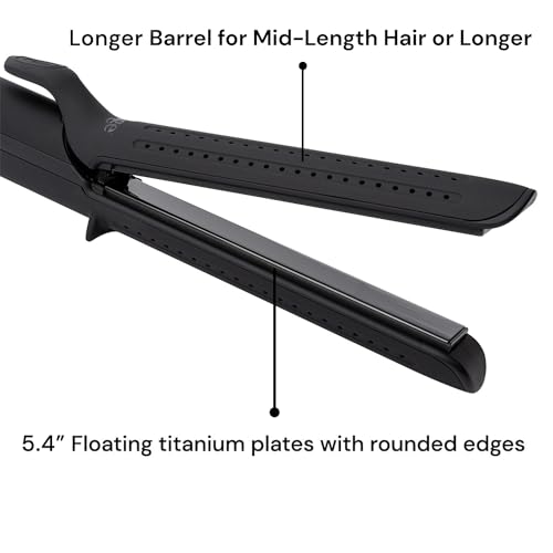 L'ANGE HAIR Le Duo Grande 360° Airflow Styler 2in1 Curling Wand
