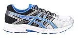 ASICS Men's Gel-Contend 4 Running Shoe, Silver/Classic Blue/Black, 12 4E US