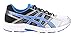 ASICS Men's Gel-Contend 4 Running Shoe, Silver/Classic Blue/Black, 12 4E US