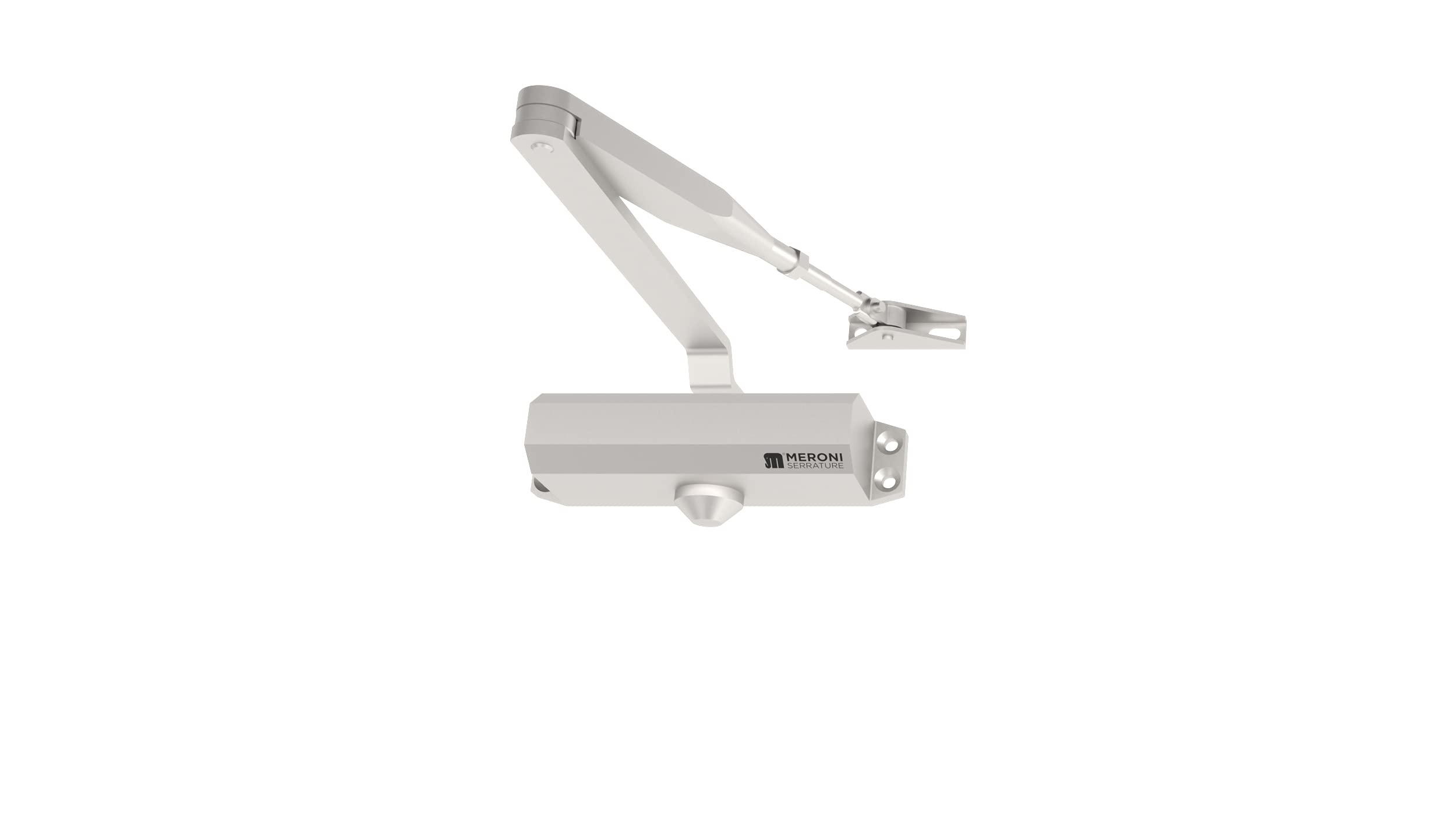 Meroni Serrature Silver Door Closer Standard Arm