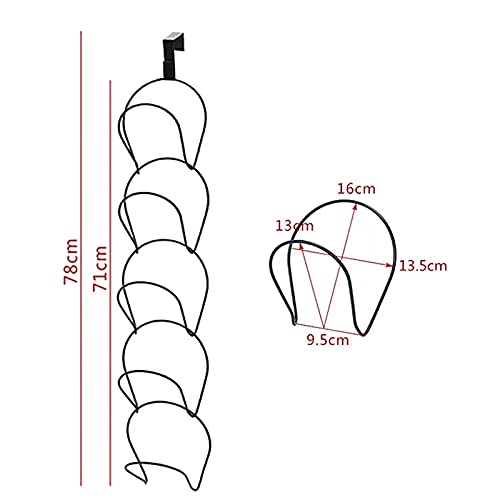 Bananasoul Hat Racks，Baseball Cap Hook，Towel Rack， Used for hat Storage Rack, Baseball hat Rack Rack Rack Storage Wall Hanging Door Hanging Scarf Rack Used for Doors, Walls, Closets, bathrooms, Black