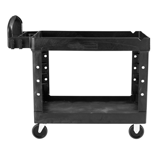 Rubbermaid Commercial Executive Series HeavyDuty 2Shelf Utility Cart