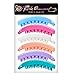 RC ROCHE ORNAMENT 6 Pcs Womens Premium Hair Plastic Banana Classic Clincher Strong Hold Ponytail Maker Girls Ladies Beauty Accessory Clasp Clip, Medium Pastel Multicolor