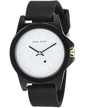 Women's AK/3206WTBK Black Silicone Strap Watch