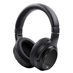 Roxel-HD-NC60-Foldable-Active-Noise-Cancelling-Premium-Wireless-Over-Ear-Headphone-Bluetooth-Compatible-with-Android-and-IOS-Devices-Answer-Incoming-Calls-with-Built-in-Mic Roxel HD-NC60 Foldable Active Noise Cancelling Premium Wireless Over Ear Headphone, Bluetooth Compatible with Android…