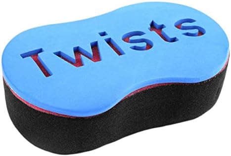 46 Holes Magic Hair Twist Sponge Dreads Twisting Locks Dreadlocks Curl Brush Sponge Barber Hair Brush Wave Design